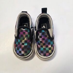 Vans Multicolor Checkered Kids Shoes